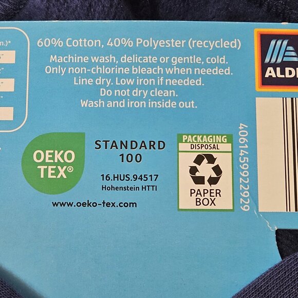 ALDI Gear Pet Dog Dark Blue Hoodie Sweatshirt 2024  Size SMALL NWT - Picture 13 of 13